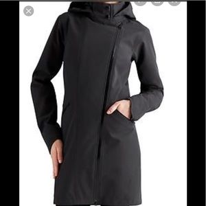 Athleta Wetlands Trench Coat Flint Grey small